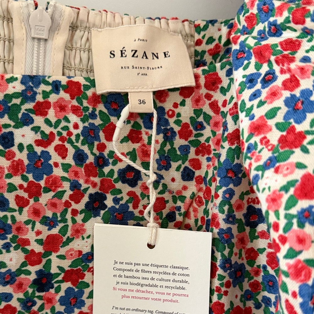 New Sezane Floral Alexandra Dress - Picture 2 of 6